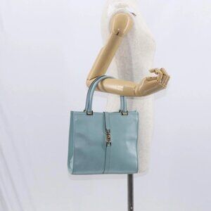 GUCCI Micro GG Canvas Guccissima Jackie Bag Leather Blue